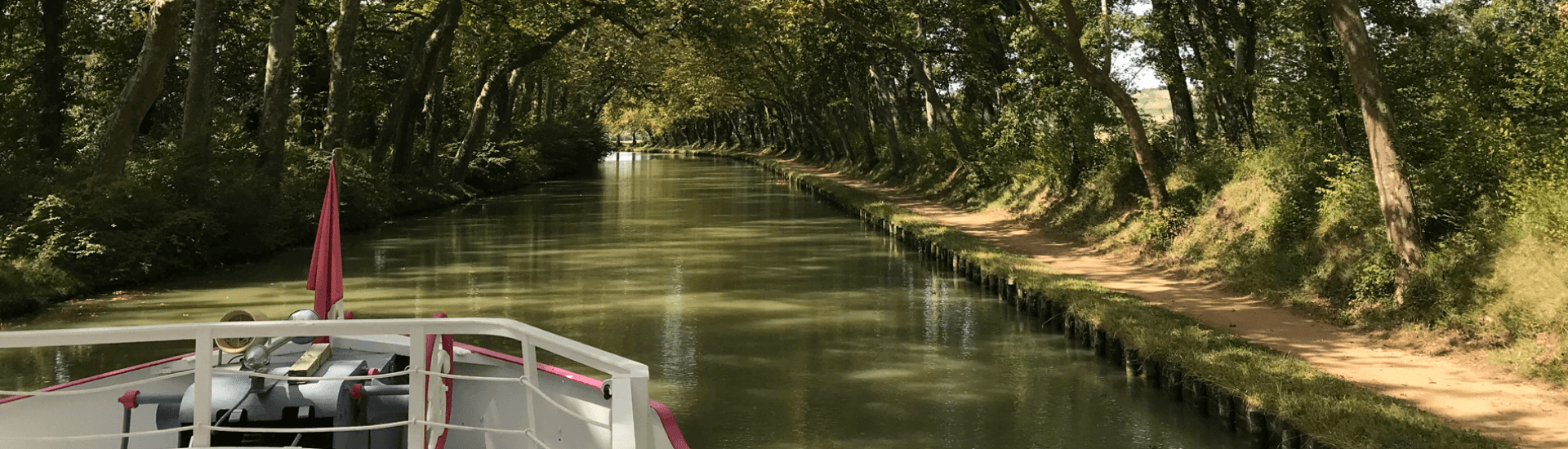 croisière vue de la péniche